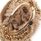 Rajwada Beige Velvet Embellished Hand Bag For Women