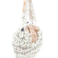 Rajwada Beige Velvet Embellished Hand Bag For Women