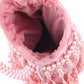 Rajwada Pink Suede Embellished Potli For Women