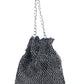 Rajwada Black Silk Blend Embellished Potli For Women