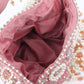 Rajwada Light Pink Suede Embellished Potli For Women