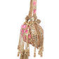 Rajwada Beige Suede Embellished Potli For Women