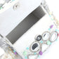 Rajwada White Velvet Embellished Hand Bag For Women