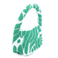 Rajwada Green And White Cotton Blend Beaded Hand Bag For Women
