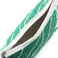 Rajwada Green And White Cotton Blend Beaded Hand Bag For Women