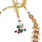 Rajwada Gold Mixed Metal Embellished Neck Piece Set For Women