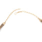 Rajwada Gold And Magenta Mixed Metal Embellished Neck Piece Set For Women