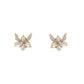 Rajwada Gold And Magenta Mixed Metal Embellished Neck Piece Set For Women