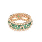 Rajwada Green Gold Plated Kundan Bangles For Women