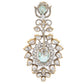 Rajwada Sea Green Kundan Gold Plated Dangler Earrings For Women