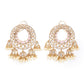 Rajwada Gold Kundan Gold Plated Dangler Earrings For Women
