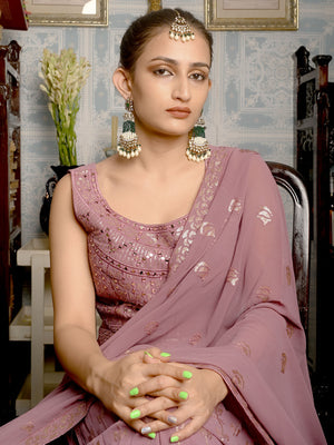 Rajwada Green Pearls Gold-Plated Dangler Earrings For Women