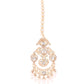 Rajwada Light Pink Kundan Gold Plated Dangler Earrings For Women