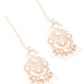 Rajwada Light Pink Kundan Gold Plated Dangler Earrings For Women