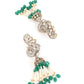 Rajwada Sea Green Mixed Metal Embellished Beads Neckpiece Set For Women