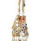 Rajwada MultiColor Suede Sequin And Mirror Work Potli Bag For Women