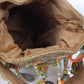 Rajwada MultiColor Suede Sequin And Mirror Work Potli Bag For Women