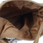 Rajwada Golden Suede With Sequin And Beads Tassels Potli For Women