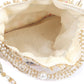 Rajwada Off White Raw Silk Embroidered With Sequin Potli For Women