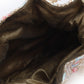 Rajwada Cream Silk Embroidered Golden And Pastel Threads Potli For Women