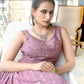 Rajwada Pink Regal Choker Neck Piece Set For Women
