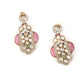 Rajwada Pink Regal Choker Neck Piece Set For Women