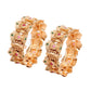 Rajwada Gold Embellished Bangles For Women-Set Of 2