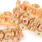 Rajwada Gold Embellished Bangles For Women-Set Of 2
