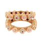 Rajwada Gold Embellished Bangles For Women-Set Of 2