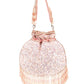 Rajwada Pink Embroidered Bridal Potli Bag For Women
