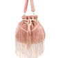 Rajwada Pink Tasseled Bridal Potli Bag For Women