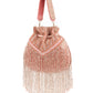 Rajwada Pink Tasseled Bridal Potli Bag For Women