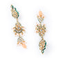 Traditional Baby Pink Peacock Necklace Set