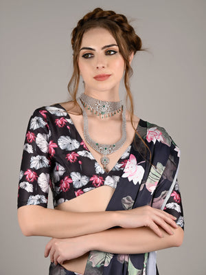 Rajwada Women White And Green Mesh Necklace Set