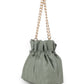 Rajwada Green PU Solid Hand Bag For Women