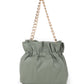 Rajwada Green PU Solid Hand Bag For Women