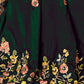 Rajwada Green Crepe Embroidered Saree with Unstitched Blouse For Women