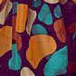 Rajwada Purple Satin Printed Saree with Unstitched Blouse For Women