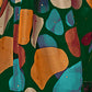 Rajwada Green Satin Printed Saree with Unstitched Blouse For Women