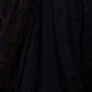Rajwada Black Georgette Embellished Saree With Unstitched Blouse For Women