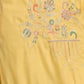 Rajwada Yellow Cotton Blend Embroidered Solid Kurta For Men