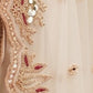 Rajwada White Net Embellished Saree For Women