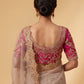 Rajwada Ivory Net Embellished Saree For Women