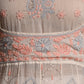 Rajwada Women White Cotton Mulmul Chikankari Mukaish Work Embroidered Stitched Kurta With Dupatta