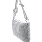 Rajwada Silver Polyester Embellished Clutch For Women