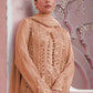 Rajwada Women Orange Color Party Wear Georgette Semi Stitched Suit
