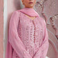 Rajwada Women Pink Color Party Wear Georgette Semi Stitched Suit