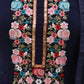 Rajwada Women Faux Georgette Party Wear Salwar Kameez In Navy Blue Semi Stitched Anarkali