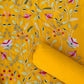 Rajwada Women Yellow Floral Sequence Embroidered Georgette Unstitched Sharara Suit