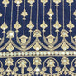 Rajwada Women Dark Blue Embroidered Faux Georgette Patiala Semi Stitched Suit